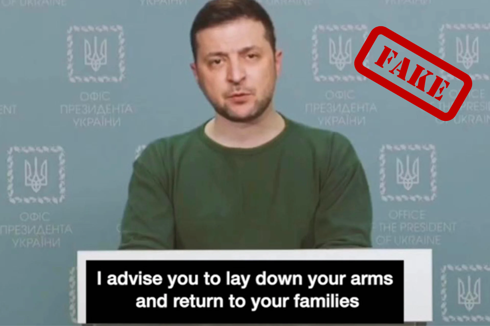 Ukrainepresidentfake