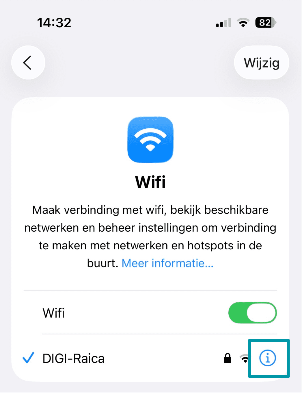Tap The I Icon Nl