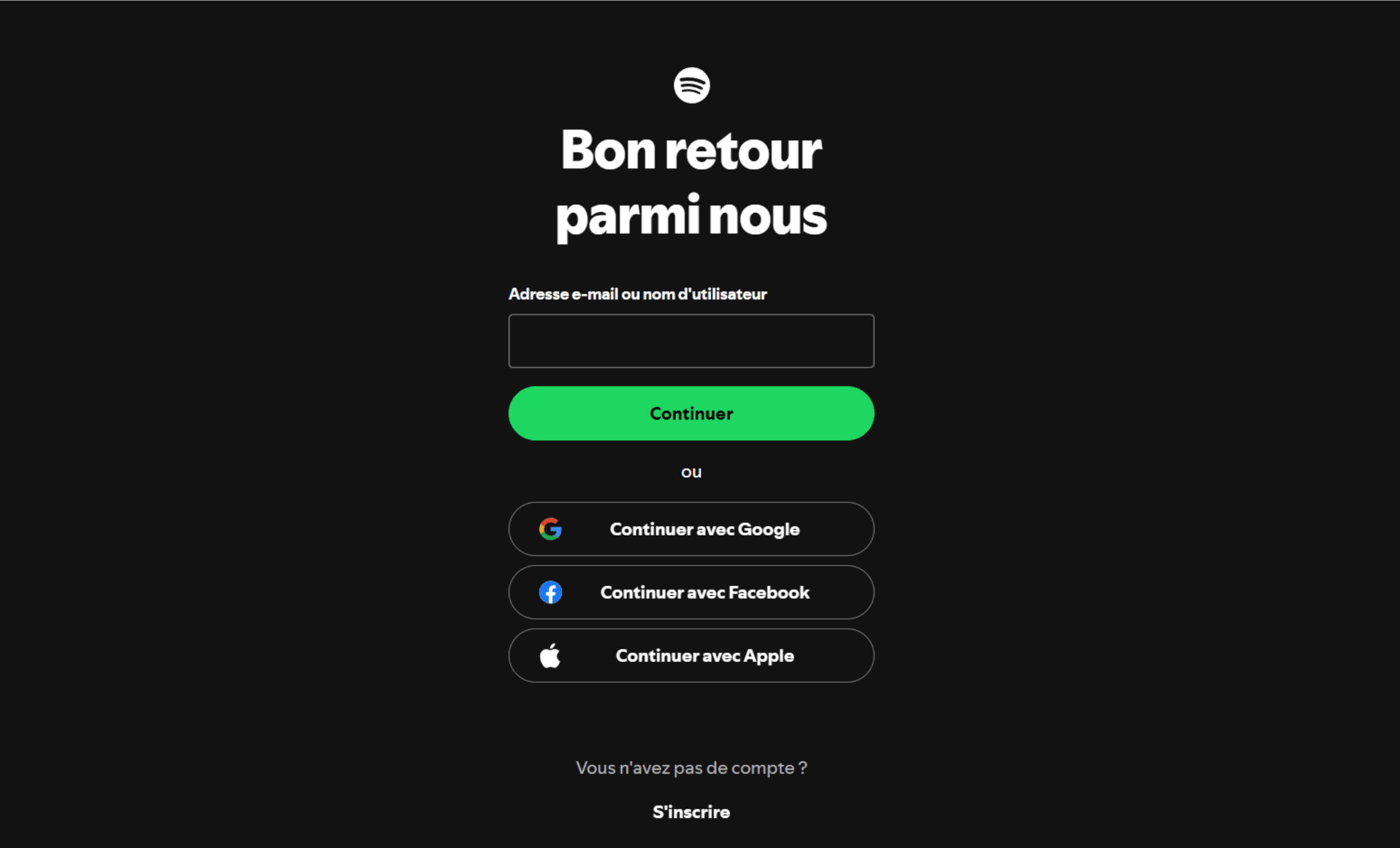 Log Into Your Account Fr