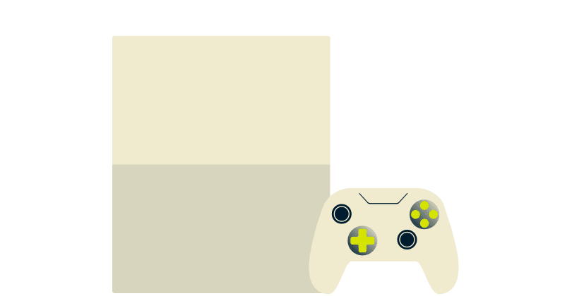 Xbox console.