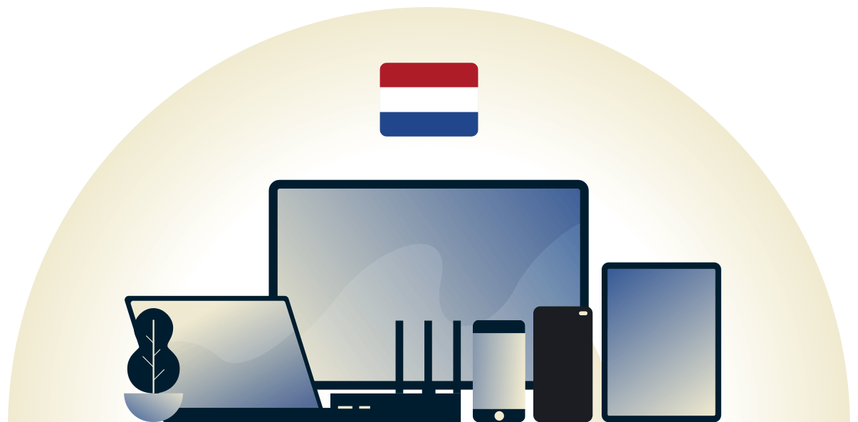 Netherlands VPN beskytter en række forskellige enheder.